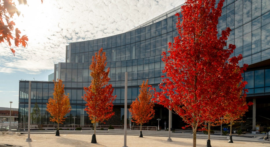 Ford's new world headquarters building.