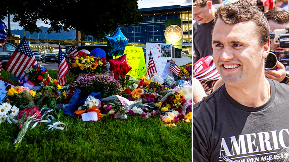 Charlie Kirk memorial on Utah Valley University