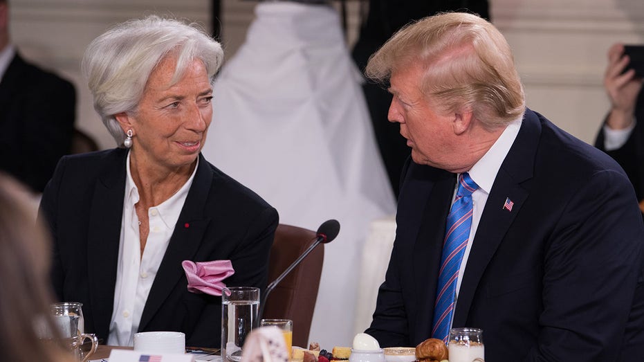 Christine Lagarde and Donald Turmp
