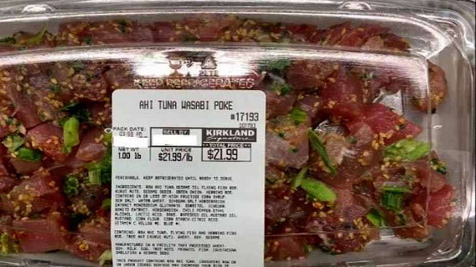Kirkland Signature Brand Ahi Tuna Sabi Poke