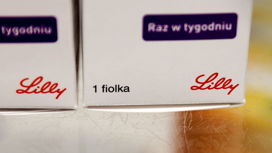 Mounjaro manufactured by Eli Lilly and Company packaging is seen in this illustration photo taken in a pharmacy.