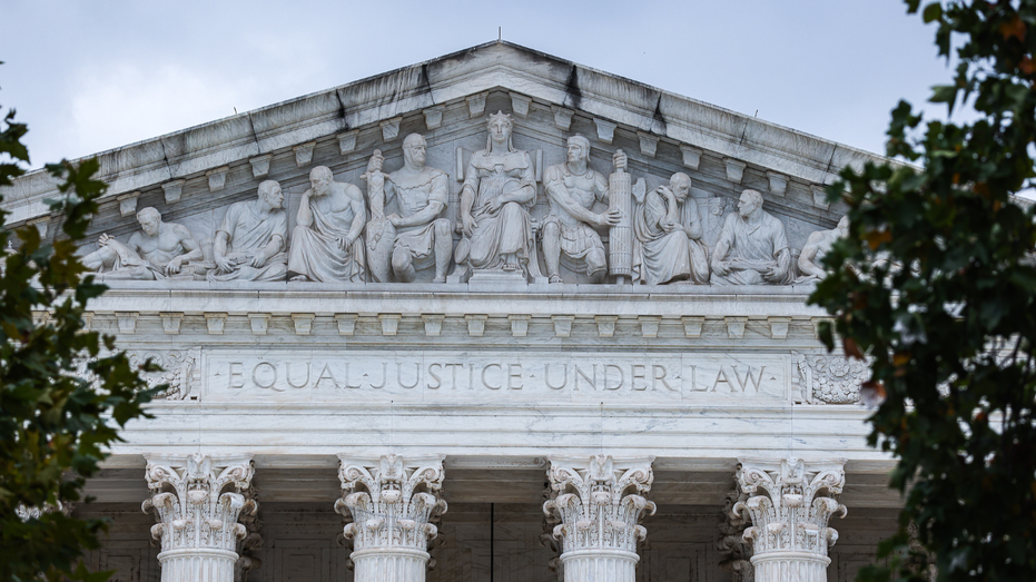 An exterior view of the U.S. Supreme Court