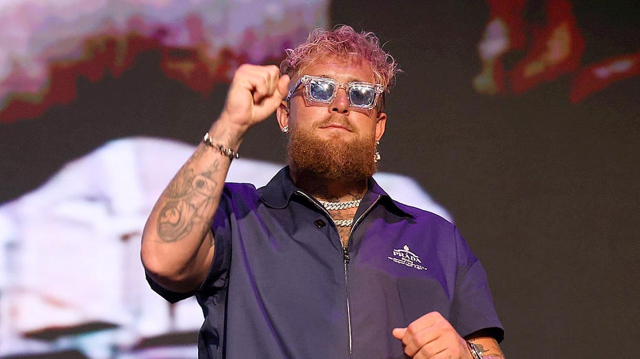 Jake Paul on the stage