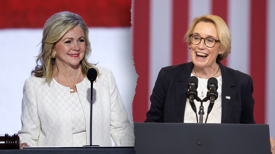 Senator Maggie Hassan, D-N.H., and Senator Marsha Blackburn, R-Tenn.