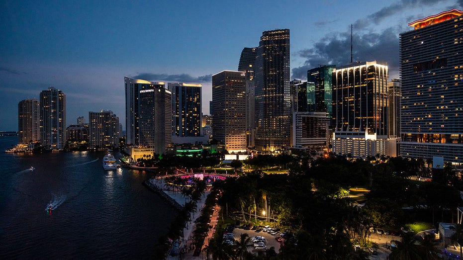 View of Bayfront Park and Miami Downtow
