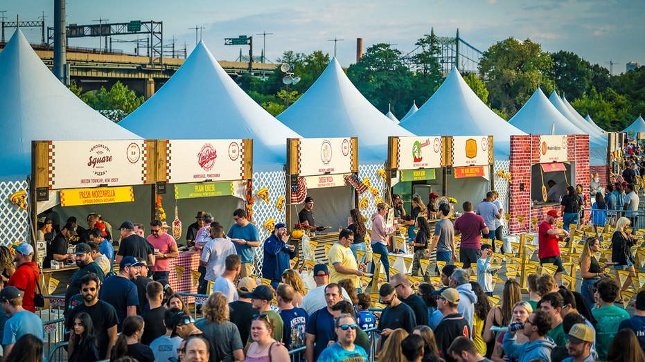 More than 10,000 people attended Dave Portnoy's pizza fest in New York City.