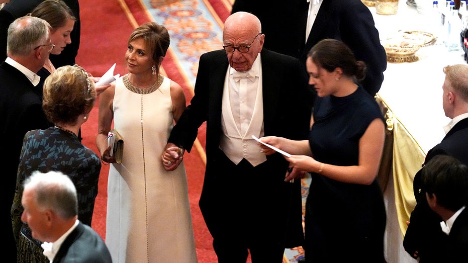 Rupert Murdoch arrives to attend the State Banquet at Windsor Castle.