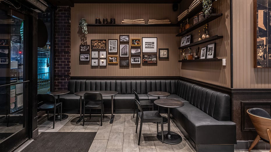A remodeled Starbucks in New York City.