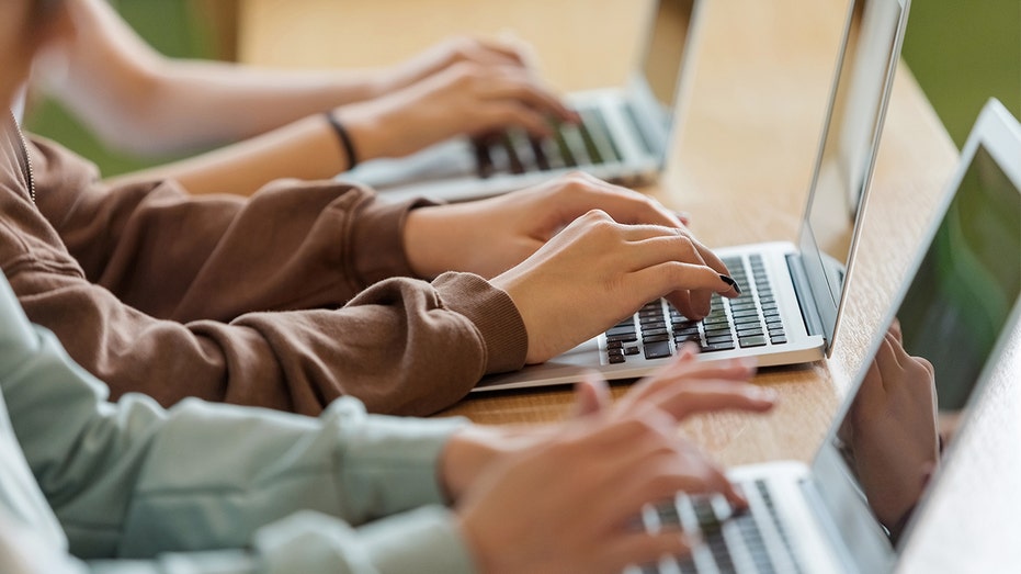 Teens use computers