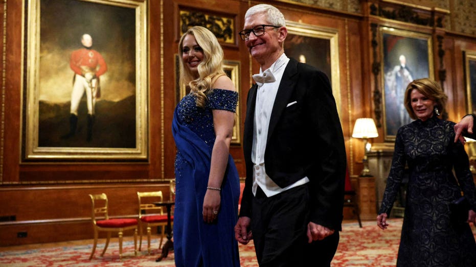 Apple CEO Tim Cook and Tiffany Trump.