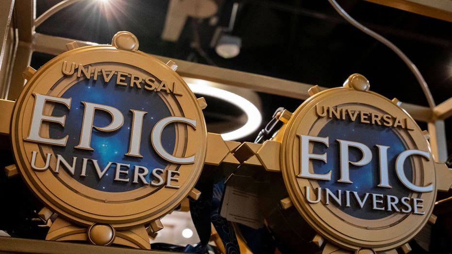 Universal Epic Universe theme park signage