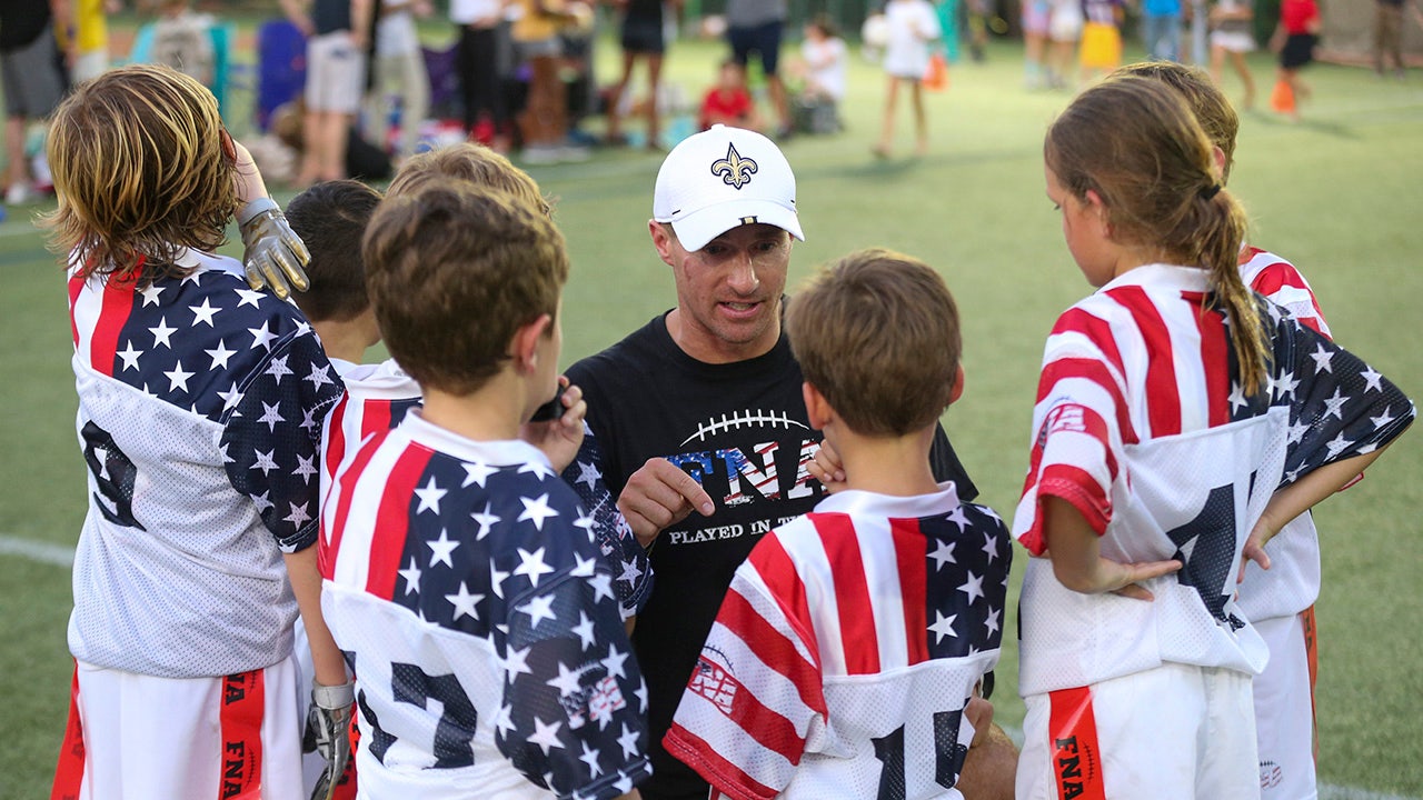 Drew Brees expands Flag Football League nationwide partnership