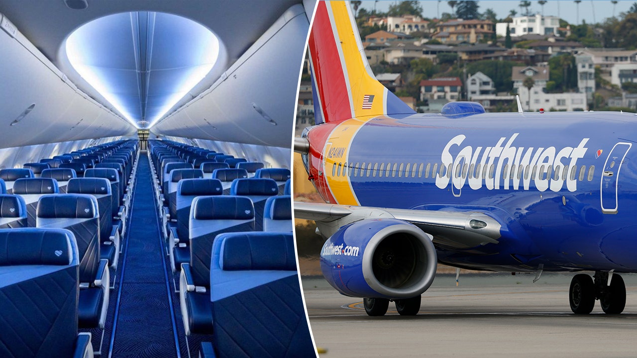 Southwest Airlines reveals redesigned cabin, new seats in shift to ‘elevated’ flying experience
