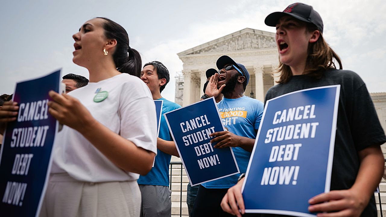 Student loan forgiveness was reached with the Trump administration