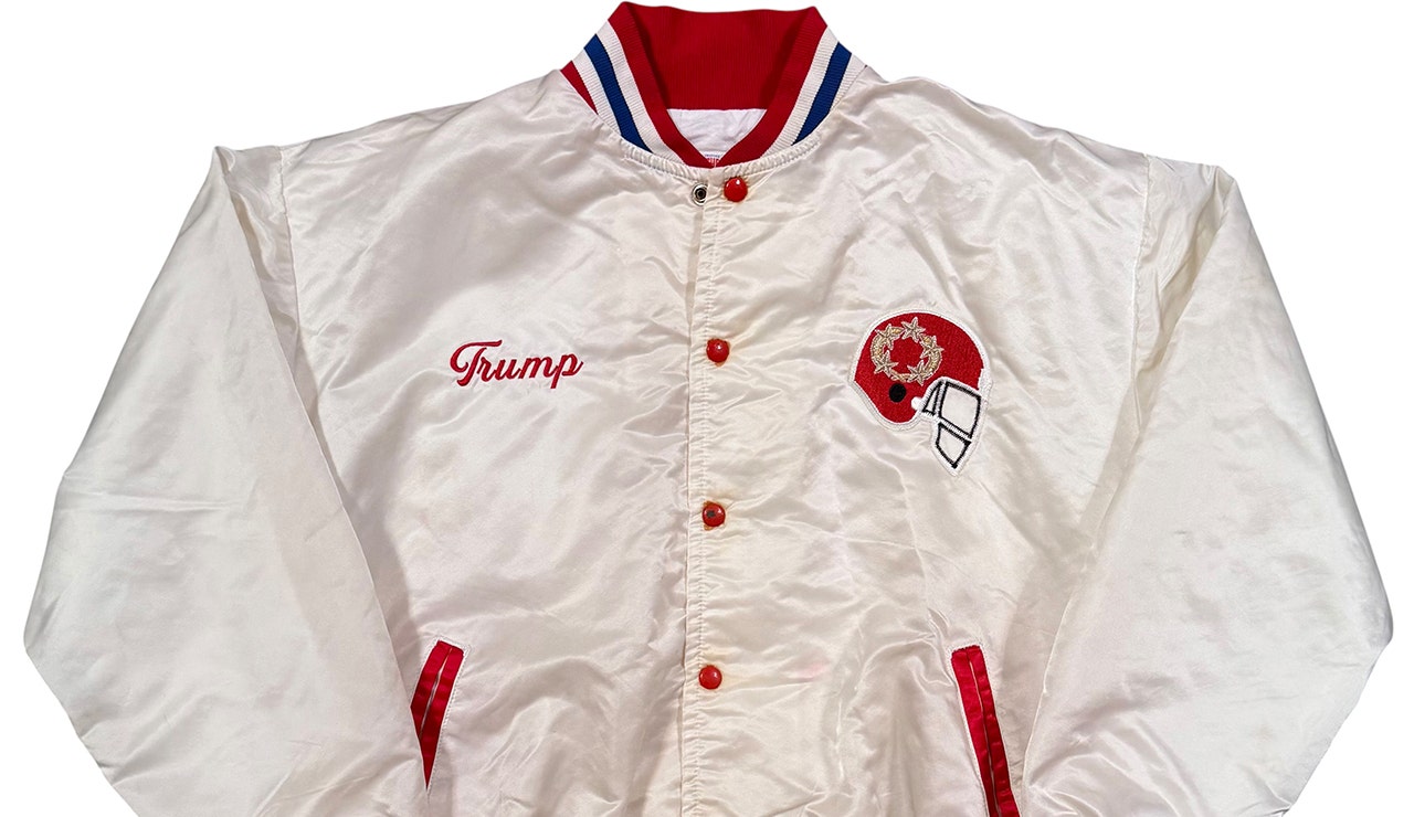 Trump’s New Jersey Generals jacket up for auction