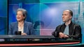 AMD Chair and CEO Lisa Su, left, and OpenAI co-founder and President Greg Brockman, during a Bloomberg Television interview in San Francisco, California, on Monday, Oct. 6, 2025. - Fox News
