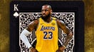 Special LeBron James trading card made by Topps as it gets back into the NBA for the first time since the 2009-10 season. - Fox Business News