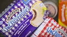 A box of J.M. Smucker Co. Smucker's Uncrustables brand peanut butter and grape jelly sandwiches is arranged for a photograph in Tiskilwa, Illinois, U.S., on Tuesday, June 6, 2017. J.M. Smucker Co. is scheduled to release earnings figures on June 8. Photographer: Daniel Acker/Bloomberg via Getty Images - Fox Business News