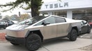 A Tesla Cybertruck is displayed at a Tesla dealership on December 20, 2024 in Corte Madera, California - Fox Business News