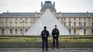 PARIS, FRANCE - OCTOBER 19: Police stand guard outside the Louvre museum at Louvre on October 19, 2025 in Paris, France. France's Culture Minister, Rachida Dati, announced the closure of the world-famous art museum on X due to the robbery taking place just after the Louvre opened to the public. It is being reported that millions of pound with of historic jewellery belonging to Napoleon and Empress Josephine has been stolen (Photo by Remon Haazen/Getty Images) - Fox Business News