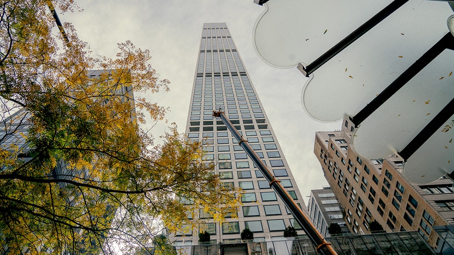 The 432 Park Avenue residential skyscraper in the Midtown.