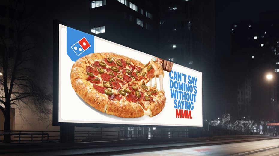 Domino's billboard