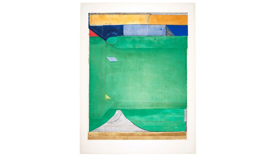 Gene Hackman auction of "Green" by Richard Diebenkorn