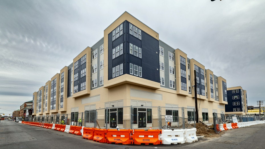 Photo of an apartment building in New York State.