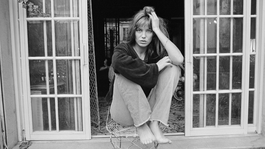 British singer and actress Jane Birkin
