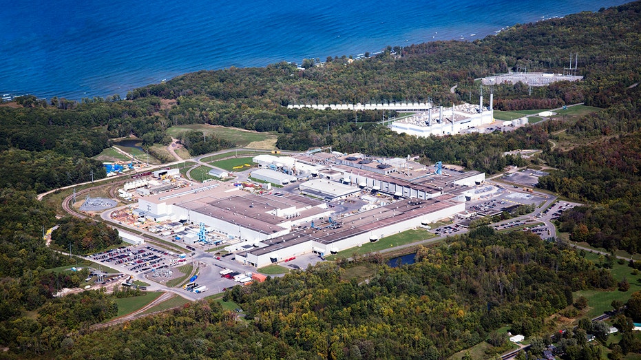 The Novelis plant in Oswego, New York.