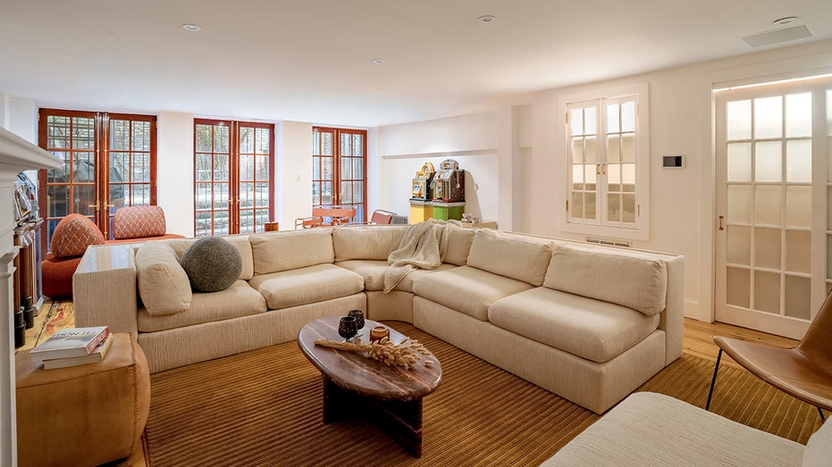 A second living room can be found elsewhere in the house.