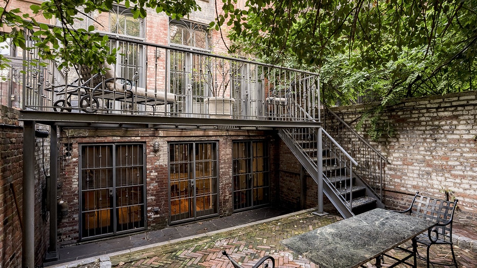 The home also has several outdoor areas.