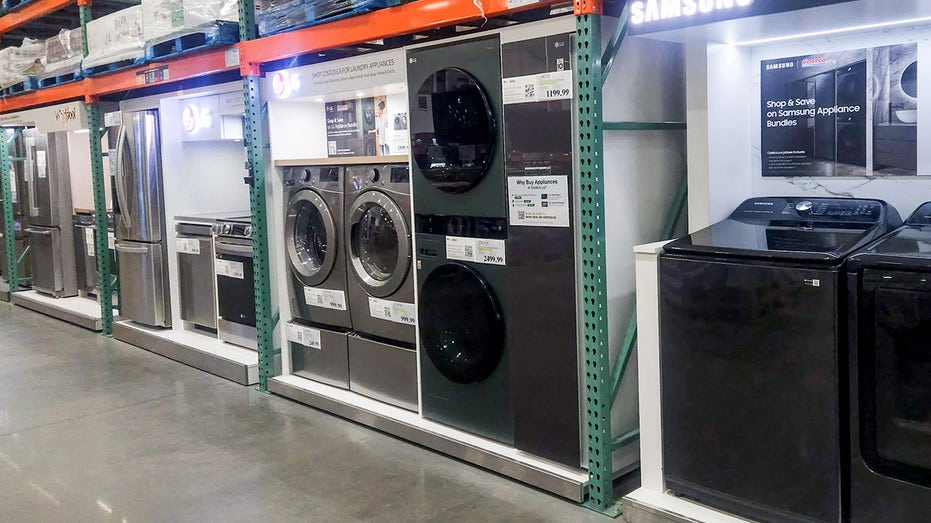 New line of Whirlpool, LG, and Samsung washing machines.