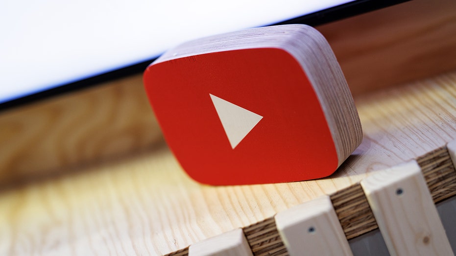 YouTube logo can be seen at a Google stand
