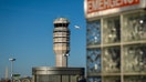 A Delta Airlines plane takes off near an FAA air traffic control tower at Ronald Reagan Washington National Airport (DCA) in Arlington, Virginia, on Thursday, Nov. 6, 2025. - Fox Business News
