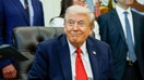President Donald Trump listens as administration officials speak during an event in the Oval Office of the White House on Oct. 16, 2025 in Washington, D.C. - Fox Business News
