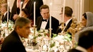 Elon Musk sits during a dinner with President Donald Trump and Saudi Crown Prince Mohammed bin Salman in the East Room of the White House on Nov. 18, 2025 - Fox Business News
