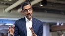 Sundar Pichai, chief executive officer of Alphabet Inc., during an interview for an episode of "The David Rubenstein Show: Peer-to-Peer Conversations" in New York, US, on Friday, Sept. 20, 2024.  - Fox Business News
