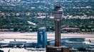 A Delta Air Lines jet takes off behind the air traffic control tower at Las Vegas' airport on Aug. 30, 2019. - Fox Business News