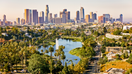 Los Angeles city skyline during a sunny day with views of office buildings and neighborhoods. - Fox Business News
