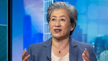 Lisa Su, chair and chief executive officer of Advanced Micro Devices Inc. (AMD), during a Bloomberg Television interview in San Francisco, California, US, on Monday, Oct. 6, 2025. Advanced Micro Devices Inc. inked a deal with OpenAI to roll out AI infrastructure in a pact the chipmaker said could generate tens of billions of dollars in new revenue. Photographer: David Paul Morris/Bloomberg via Getty Images - Fox Business News
