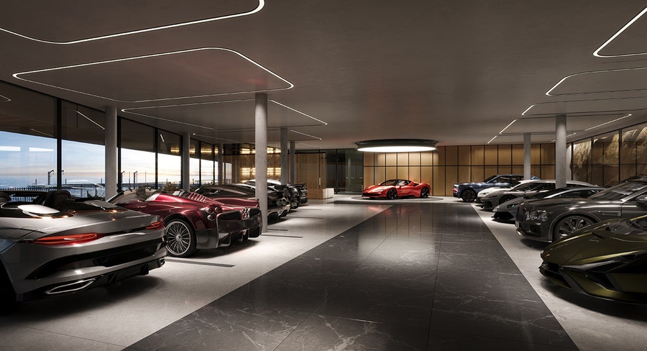 Luxury home multi car garage