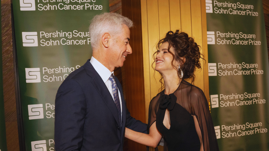 Bill Ackman and his wife Neri Oxman at an event in New York City.