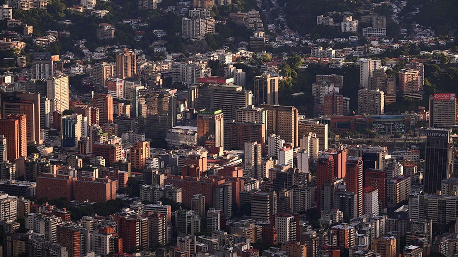 Aerial view of Caracas, Venezuela