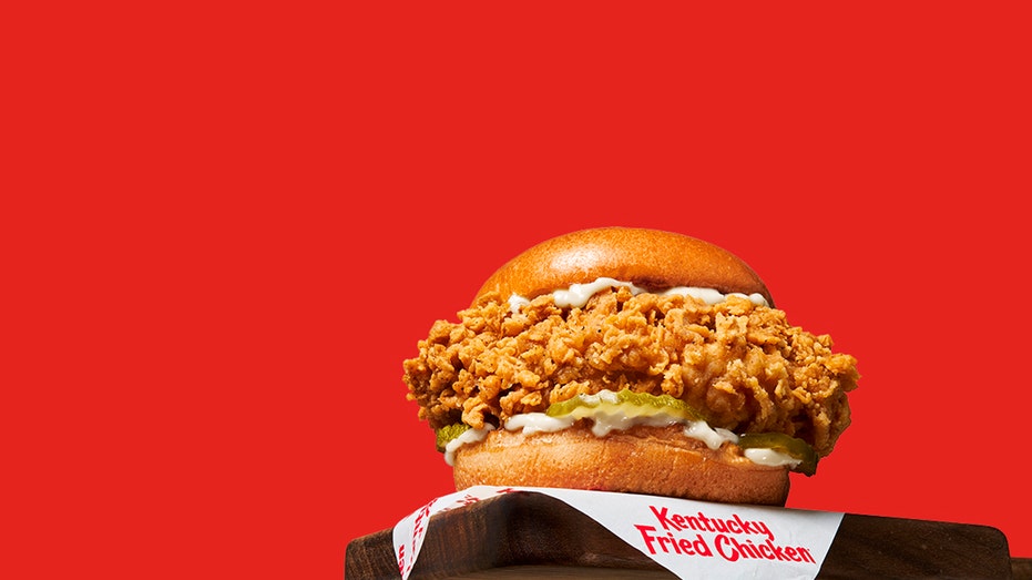 KFC's classic chicken sandwich.