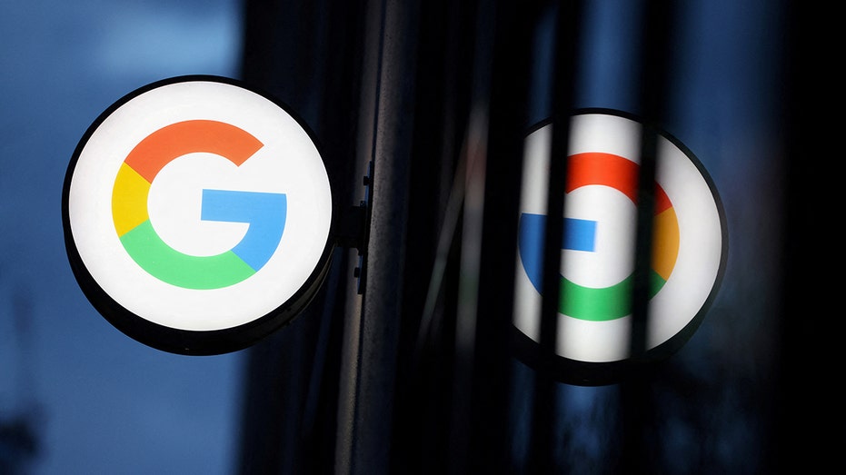 The google LLC logo is seen at the Google Store Chelsea in Manhattan, New York City