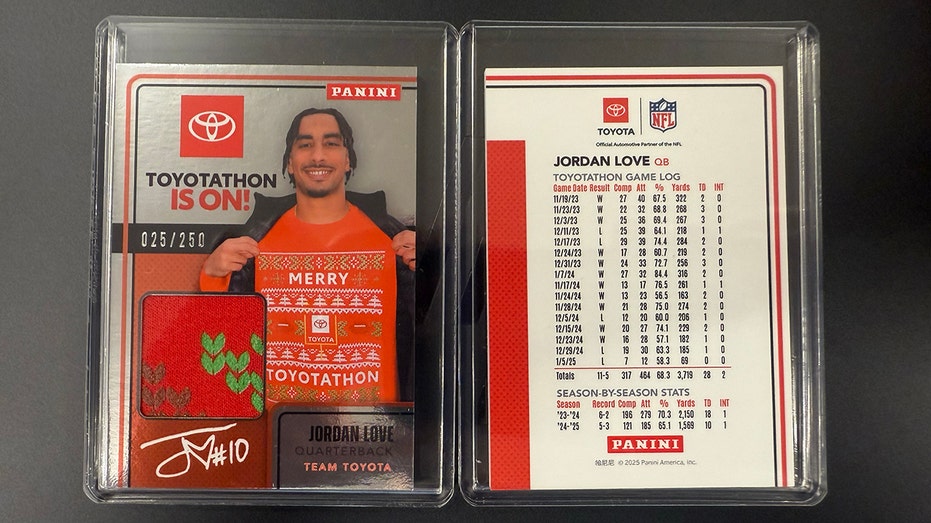 Jordan Love Toyotathon card