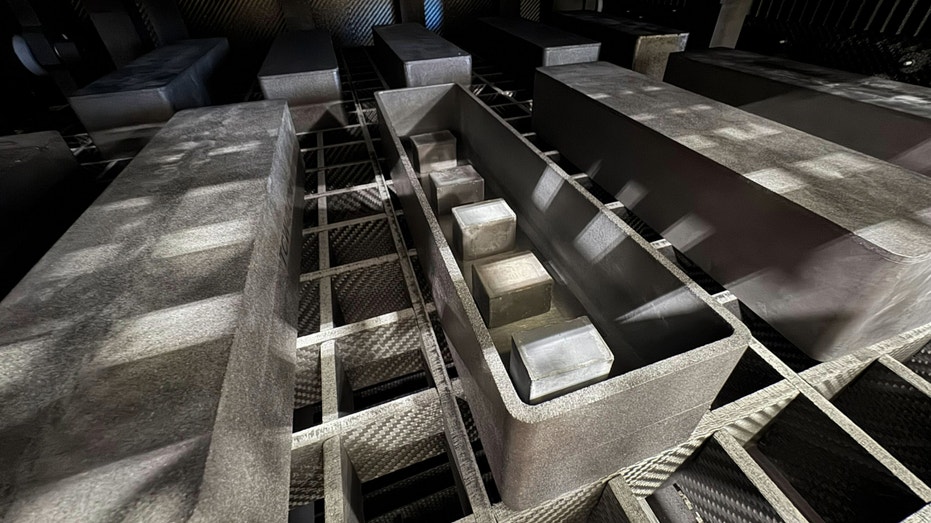 The inside of an MP Materials manufacturing facility.