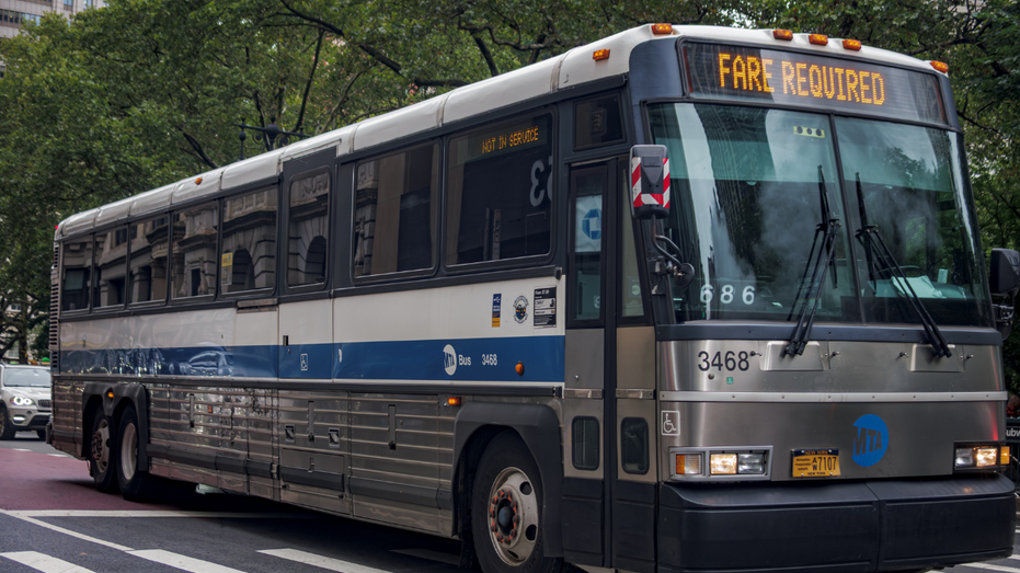 A MTA bus in New York City.
