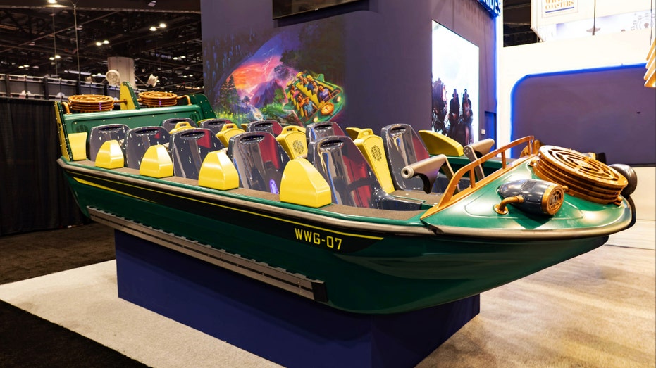 NightFlight ride on display at the IAAPA Expo.